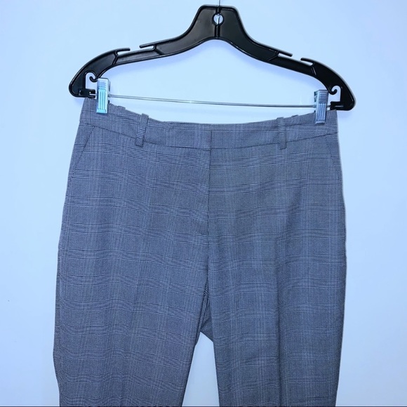 EUC H&M Gray Plaid Skinny Pants - Picture 3 of 8